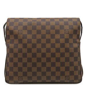 Louis Vuitton Naviglio Shoulder Bag Ebene Brown Crossbody